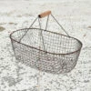 Unknown Vintage Wire Garden Vegetable Basket