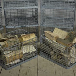 Vintage Wirework Baskets Log Storage -Storage Furniture Sales 2024 vintage wirework baskets log storage sku84410109 0 8