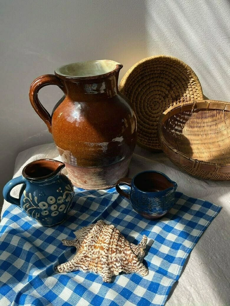 Unknown Vintage Woven Sweetgrass Basket 5 Unknown Vintage Woven Sweetgrass Basket - Image 5