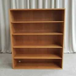 Vtg Mid Century Danish Børge Mogensen Oak Bookcase Shelving Wall Unit Retro -Storage Furniture Sales 2024 vtg mid century danish borge mogensen oak bookcase shelving wall unit retro sku36809225 0 5