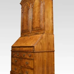 Unknown Walnut Bureau Bookcase, Boho -Storage Furniture Sales 2024 walnut bureau bookcase boho 0 4 scaled