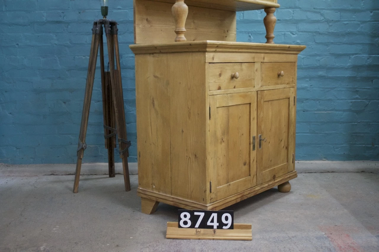 Unknown Waxed Dresser, 1800s, Antique 12 Unknown Waxed Dresser, 1800s, Antique - Image 12