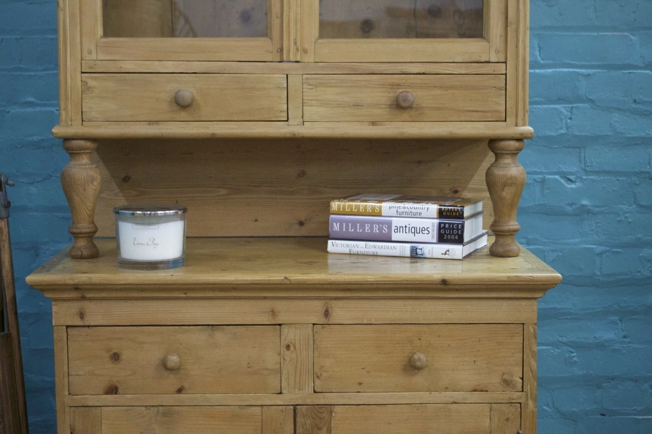 Unknown Waxed Dresser, 1800s, Antique 5 Unknown Waxed Dresser, 1800s, Antique - Image 5