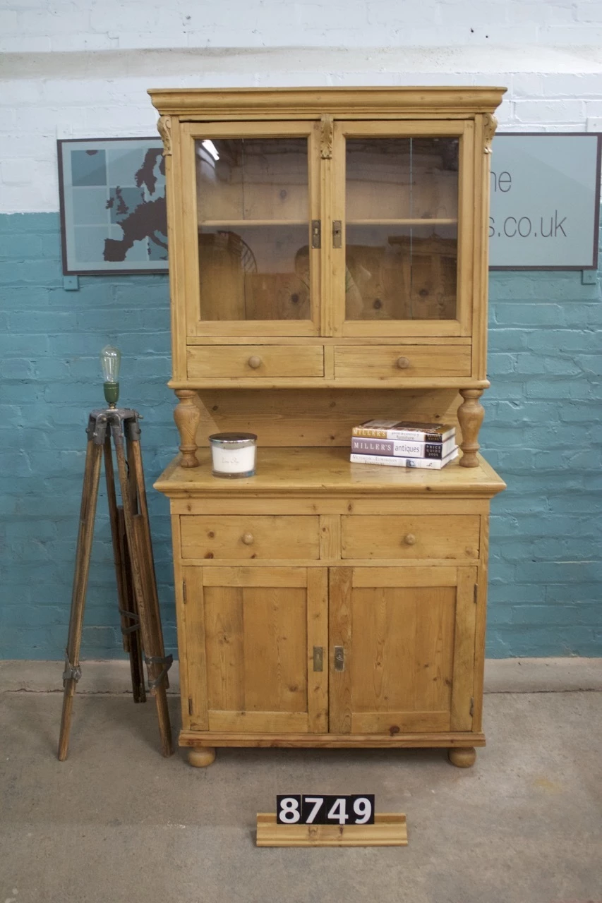 Unknown Waxed Dresser, 1800s, Antique 1 Unknown Waxed Dresser, 1800s, Antique