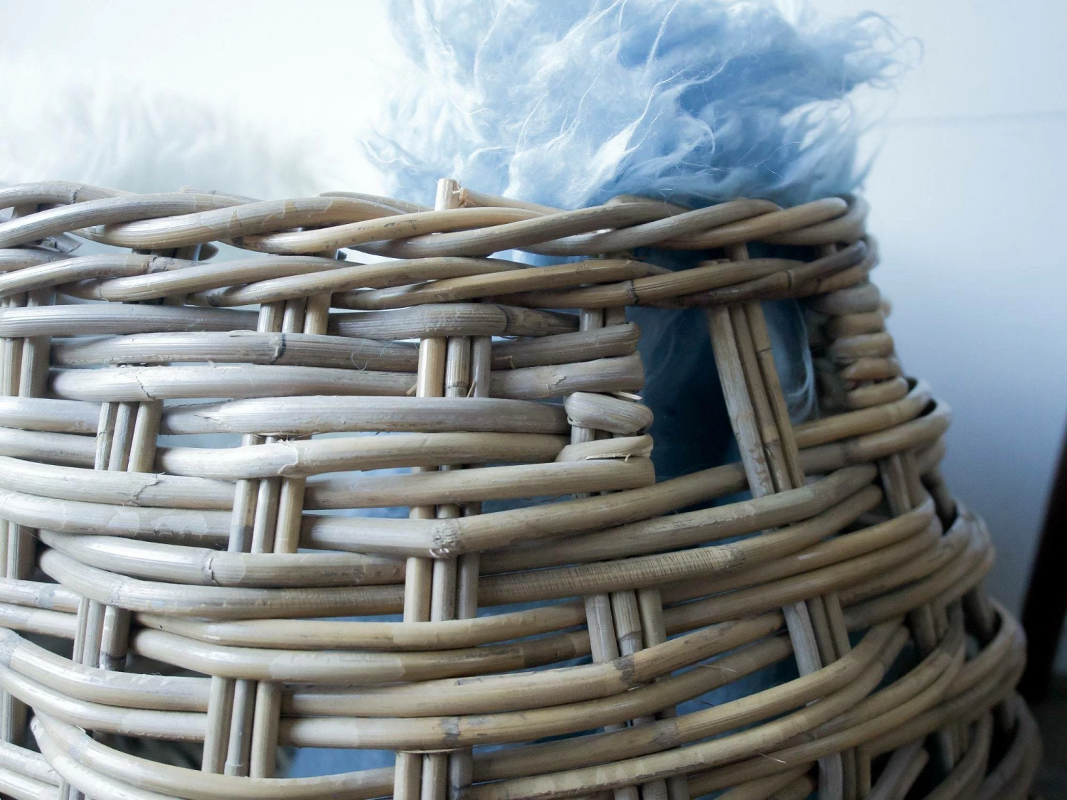 Unknown Wicker Basket, 1990s, Vintage 2 Unknown Wicker Basket, 1990s, Vintage - Image 2