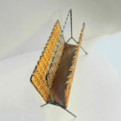 Unknown Wicker Newspaper Holder, Denmark, 1960s. -Storage Furniture Sales 2024 wicker newspaper holder denmark 1960s sku45323761 0 6