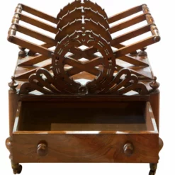 William IV Walnut Canterbury -Storage Furniture Sales 2024 william iv walnut canterbury 0 2