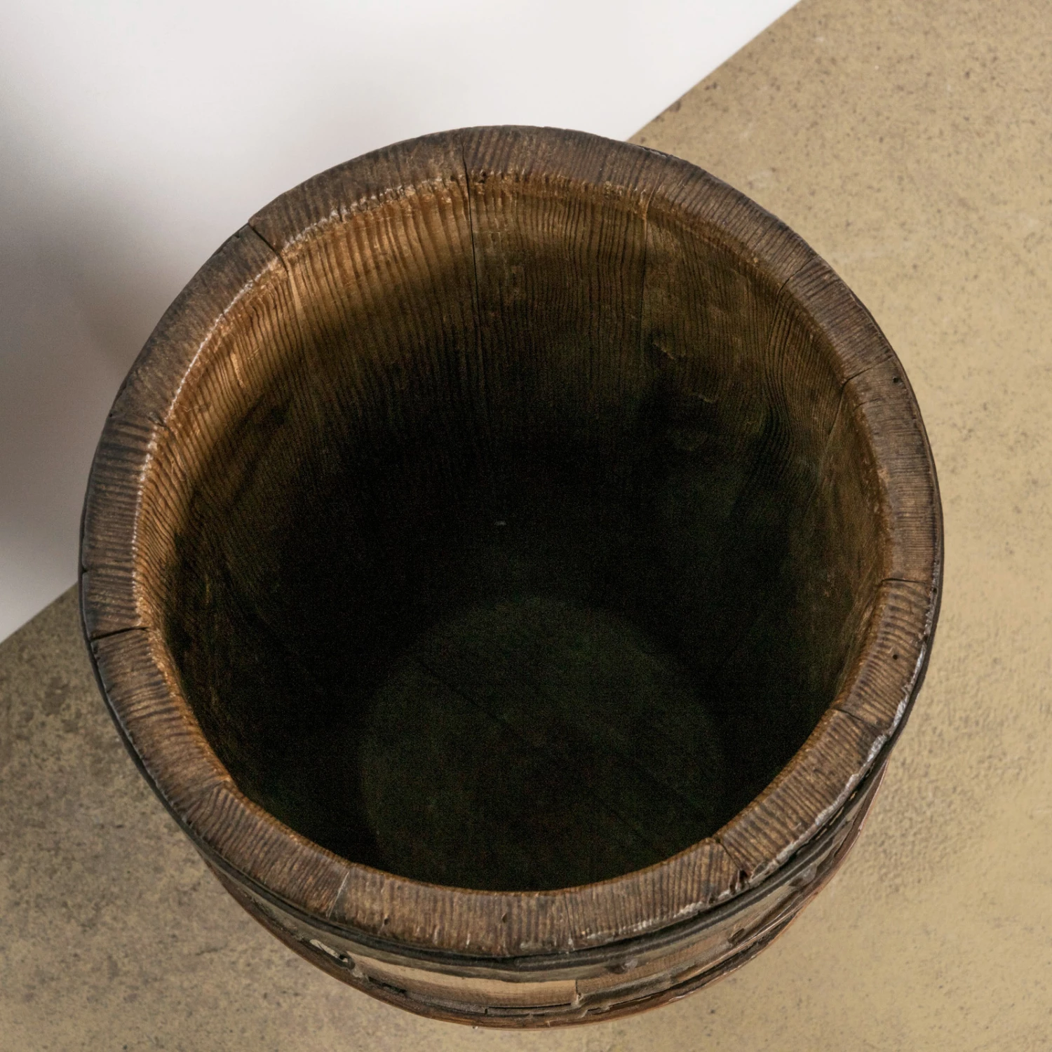 Unknown Wood And Iron Umbrella Or Cane Stand 5 Unknown Wood And Iron Umbrella Or Cane Stand - Image 5