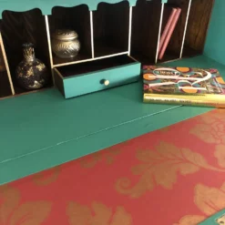 Writing Bureau Bookcase, Living Room Dining Room Furniture, Storage, Teal -Storage Furniture Sales 2024 writing bureau bookcase living room dining room furniture storage teal sku19483549 0 2 scaled