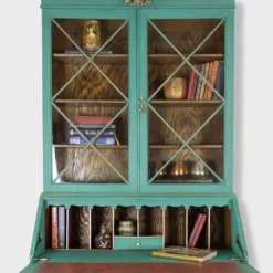Writing Bureau Bookcase, Living Room Dining Room Furniture, Storage, Teal -Storage Furniture Sales 2024 writing bureau bookcase living room dining room furniture storage teal sku19483549 0 6