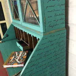 Writing Bureau Bookcase, Living Room Dining Room Furniture, Storage, Teal -Storage Furniture Sales 2024 writing bureau bookcase living room dining room furniture storage teal sku19483549 0 scaled