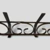 Unknown Wrought Iron Metal Coathooks, Early 20th Century