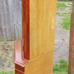 Unknown Yew Wood Veneer Floor Corner Display Cabinet. Glazed Door. -Storage Furniture Sales 2024 yew wood veneer floor corner display cabinet glazed door sku39508840 0 4