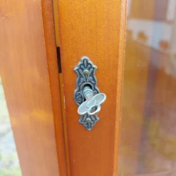 Unknown Yew Wood Veneer Floor Corner Display Cabinet. Glazed Door. -Storage Furniture Sales 2024 yew wood veneer floor corner display cabinet glazed door sku39508840 0 5